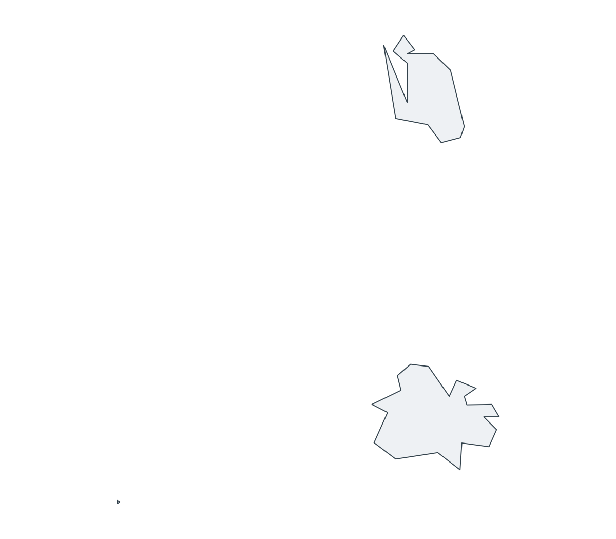 Antigua and Barbuda Outline Map - free printable map of Antigua and Barbuda