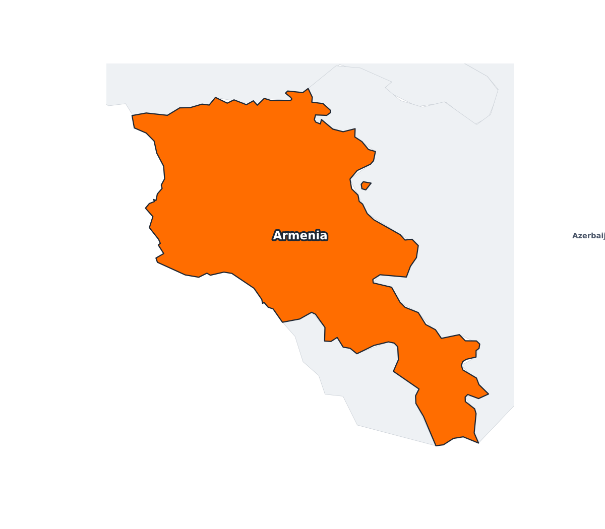 Armenia Labeled Map - free printable map of Armenia