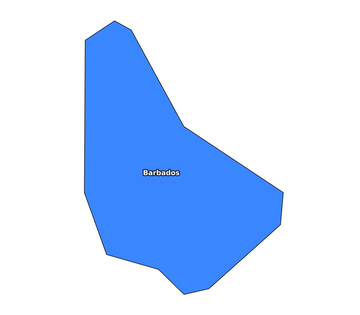 Barbados Labeled Map - free printable map of Barbados