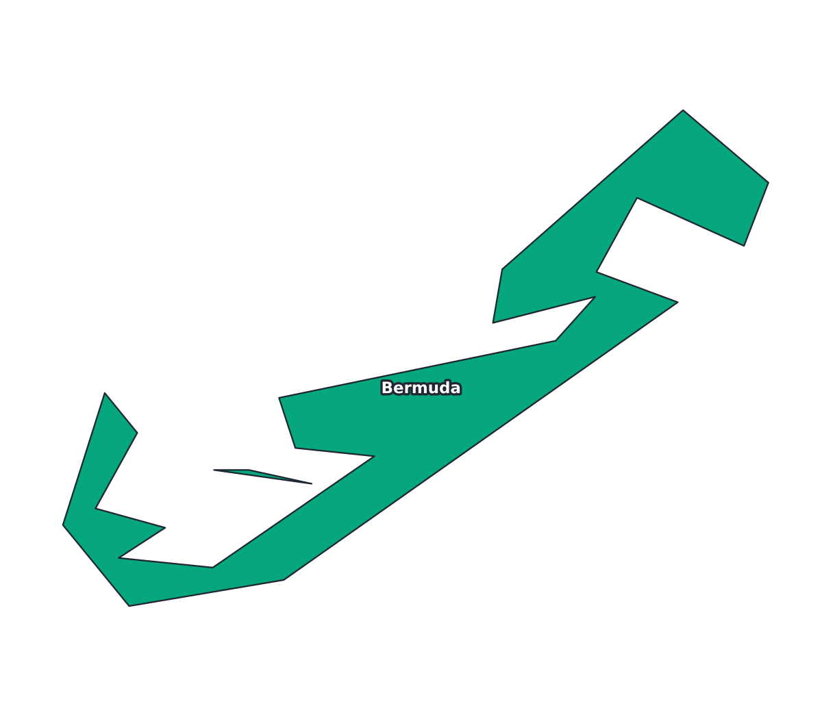 Bermuda Labeled Map - free printable map of Bermuda