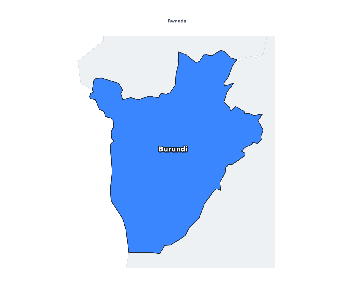 Burundi Labeled Map - free printable map of Burundi