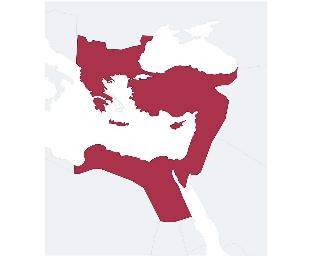 Byzantine Empire Map - free printable map of Byzantine Empire