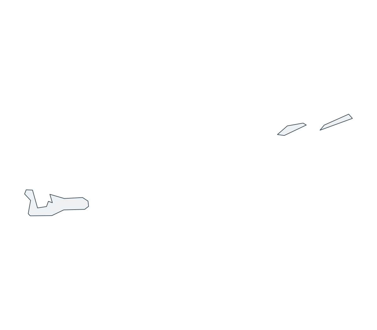 Cayman Islands Outline Map - free printable map of Cayman Islands