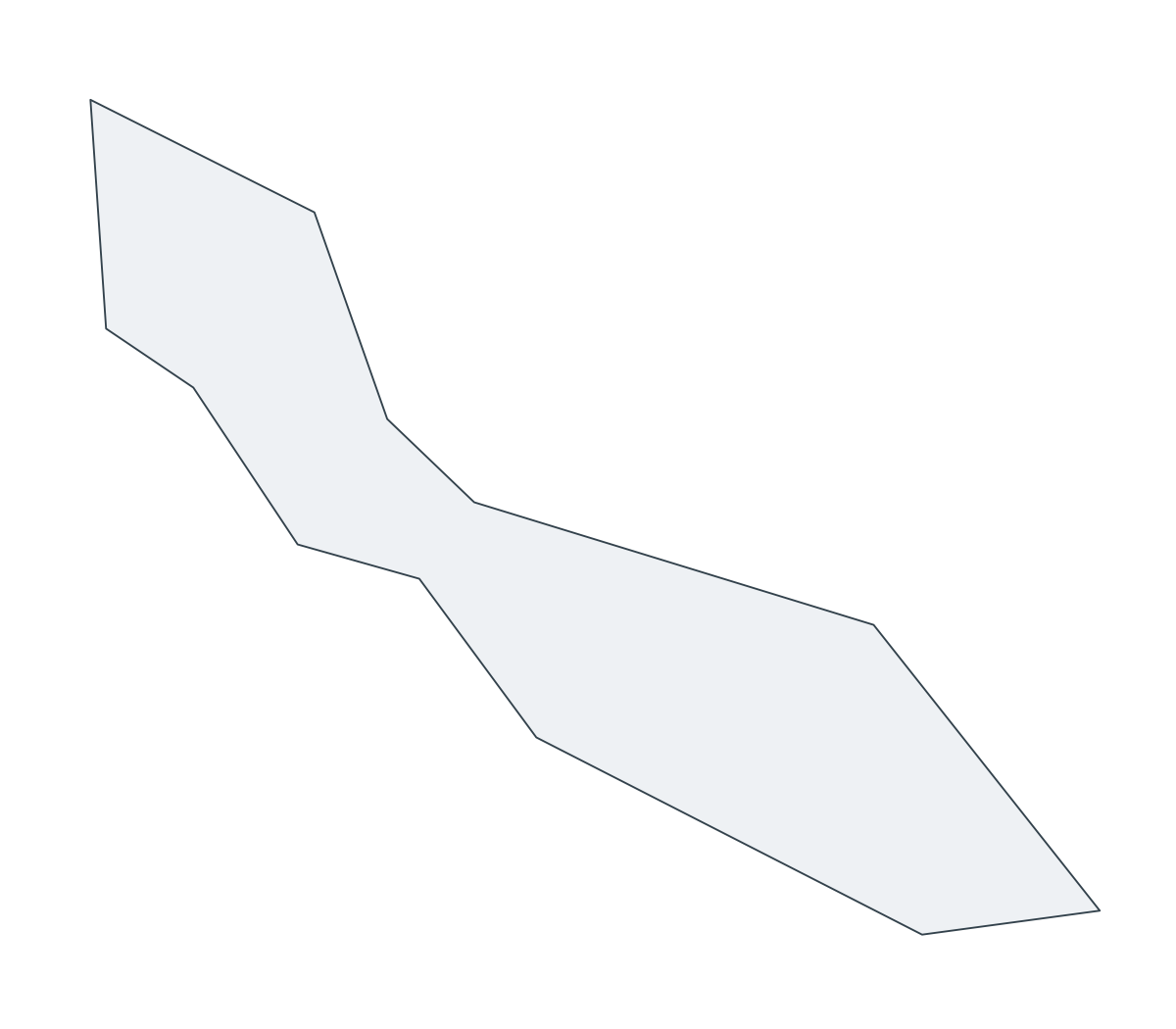 Curaçao Outline Map - free printable map of Curaçao