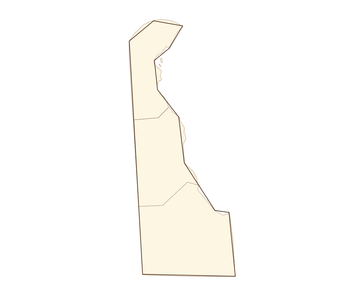 Delaware County Map - free printable map of Delaware