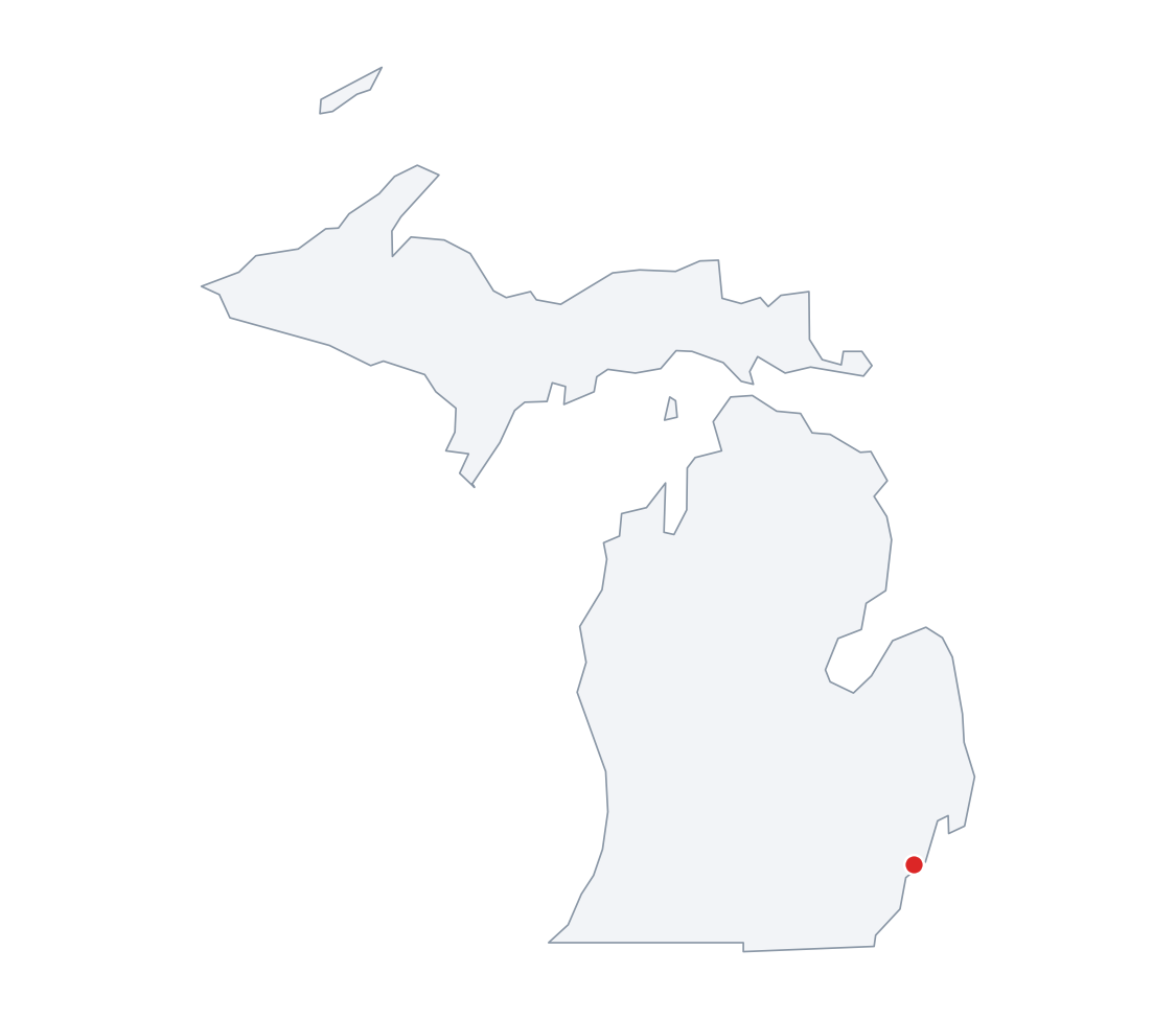 Detroit, Michigan Map - free printable map of Detroit, Michigan
