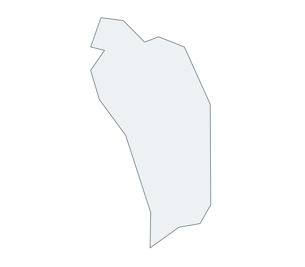 Dominica Outline Map - free printable map of Dominica