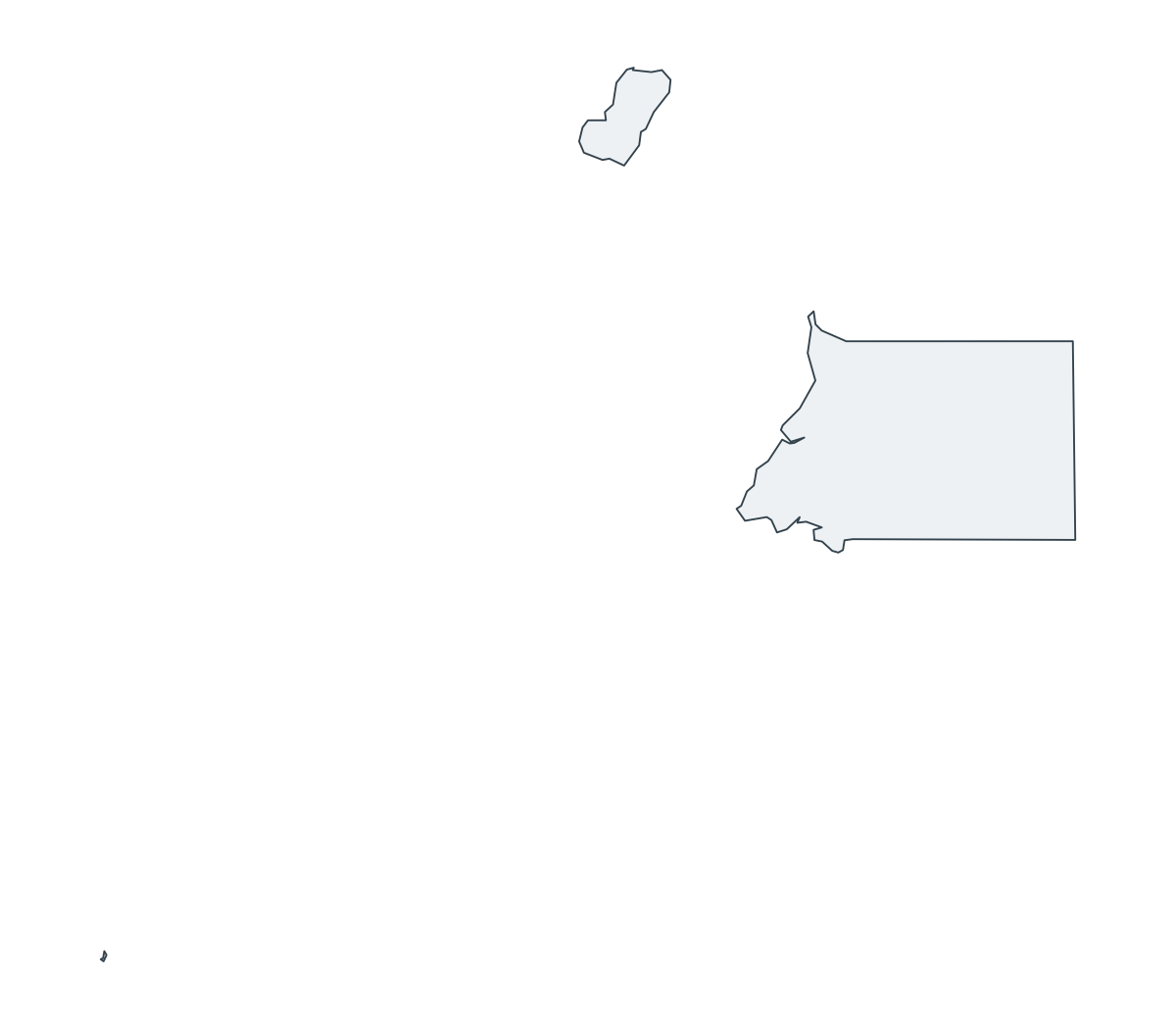 Equatorial Guinea Outline Map - free printable map of Equatorial Guinea