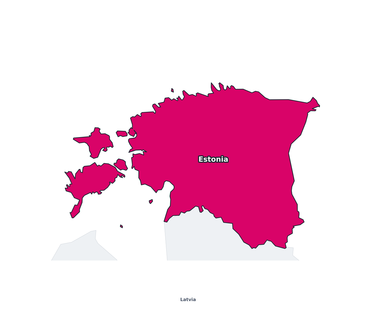 Estonia Labeled Map - free printable map of Estonia