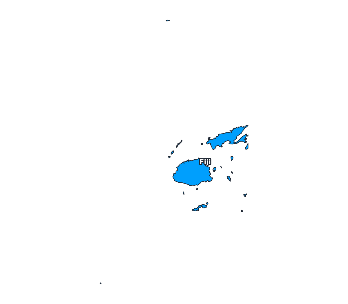 Fiji Labeled Map - free printable map of Fiji