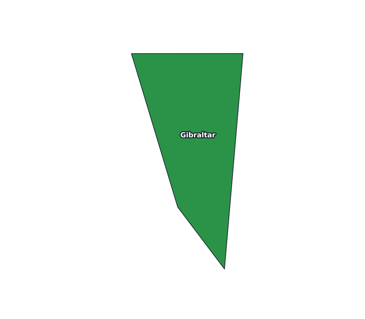 Gibraltar Labeled Map - free printable map of Gibraltar
