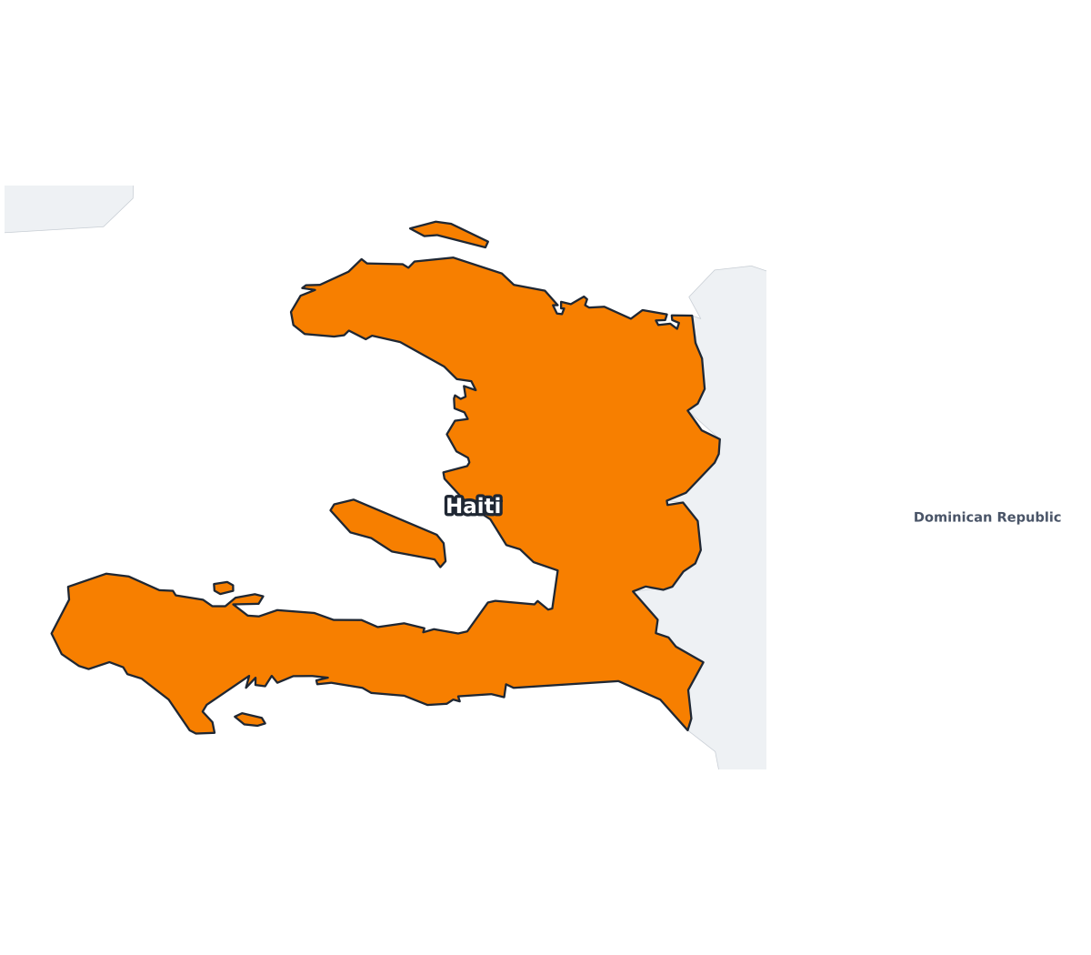 Haiti Labeled Map - free printable map of Haiti