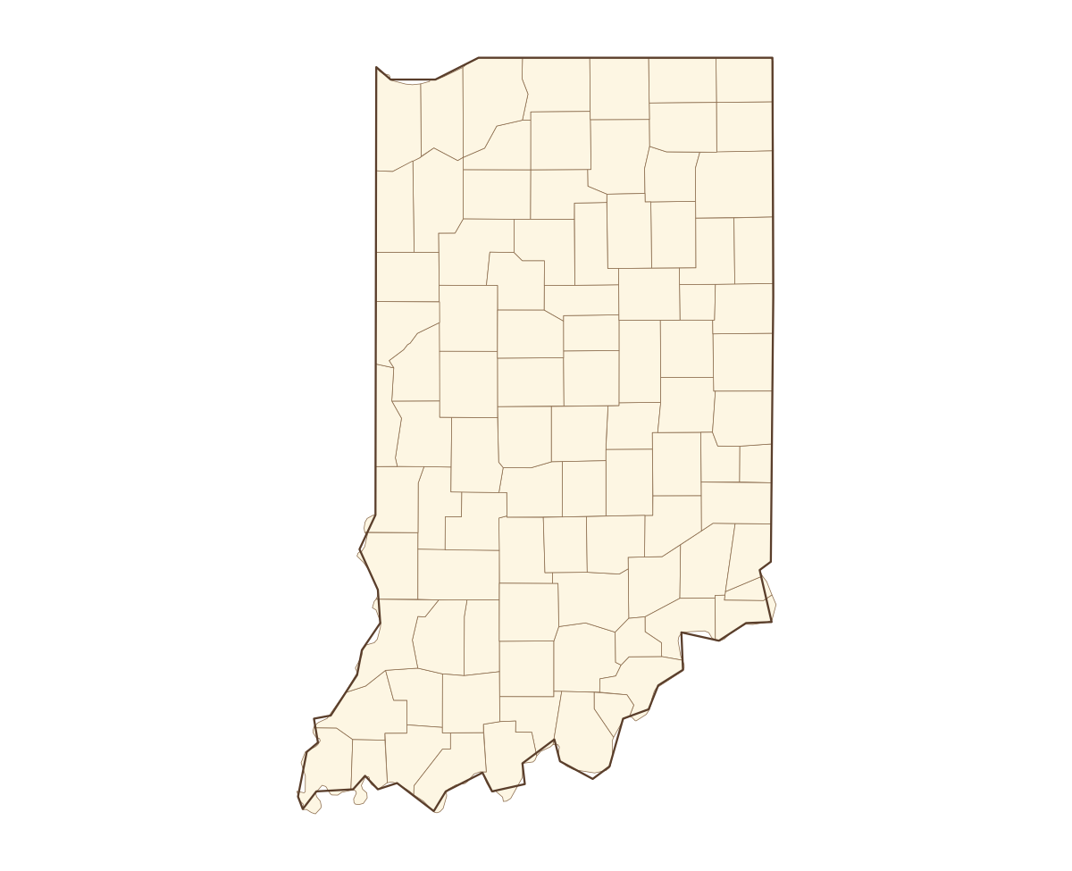 Indiana County Map - free printable map of Indiana