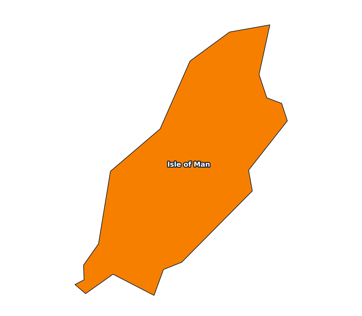 Isle of Man Labeled Map - free printable map of Isle of Man