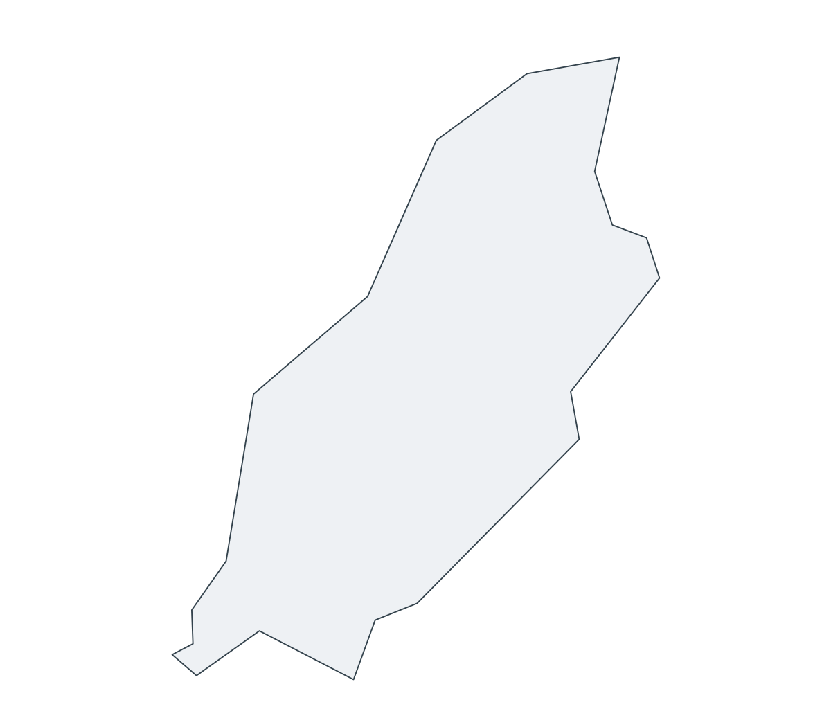 Isle of Man Outline Map - free printable map of Isle of Man