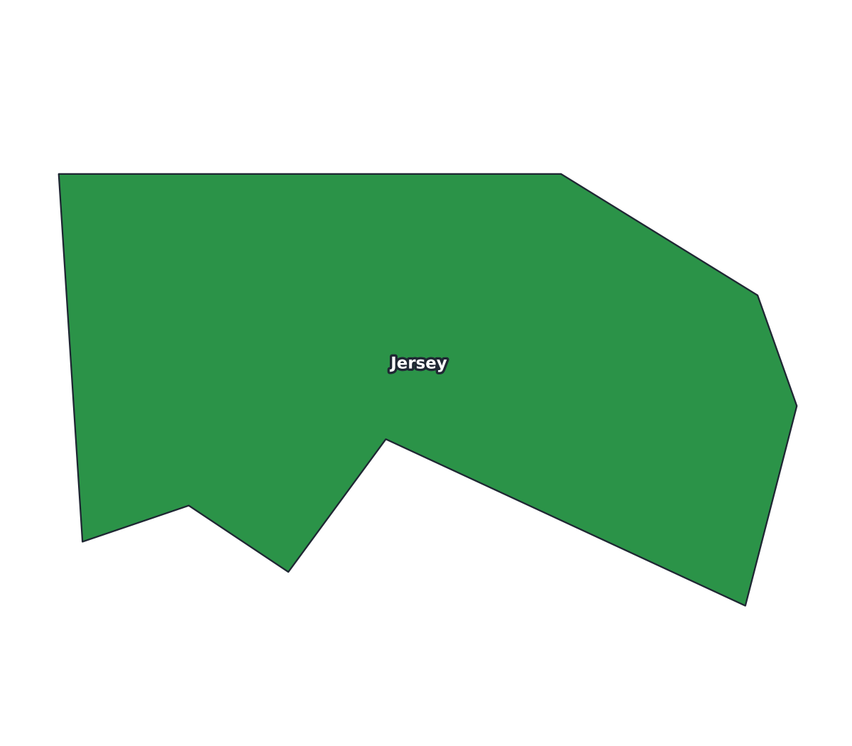 Jersey Labeled Map - free printable map of Jersey