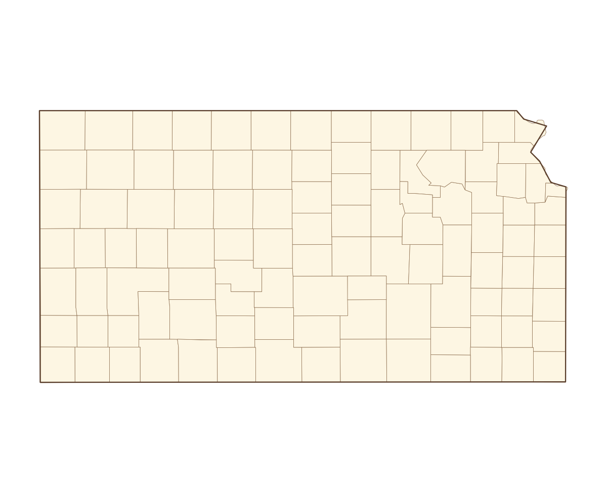 Kansas County Map - free printable map of Kansas