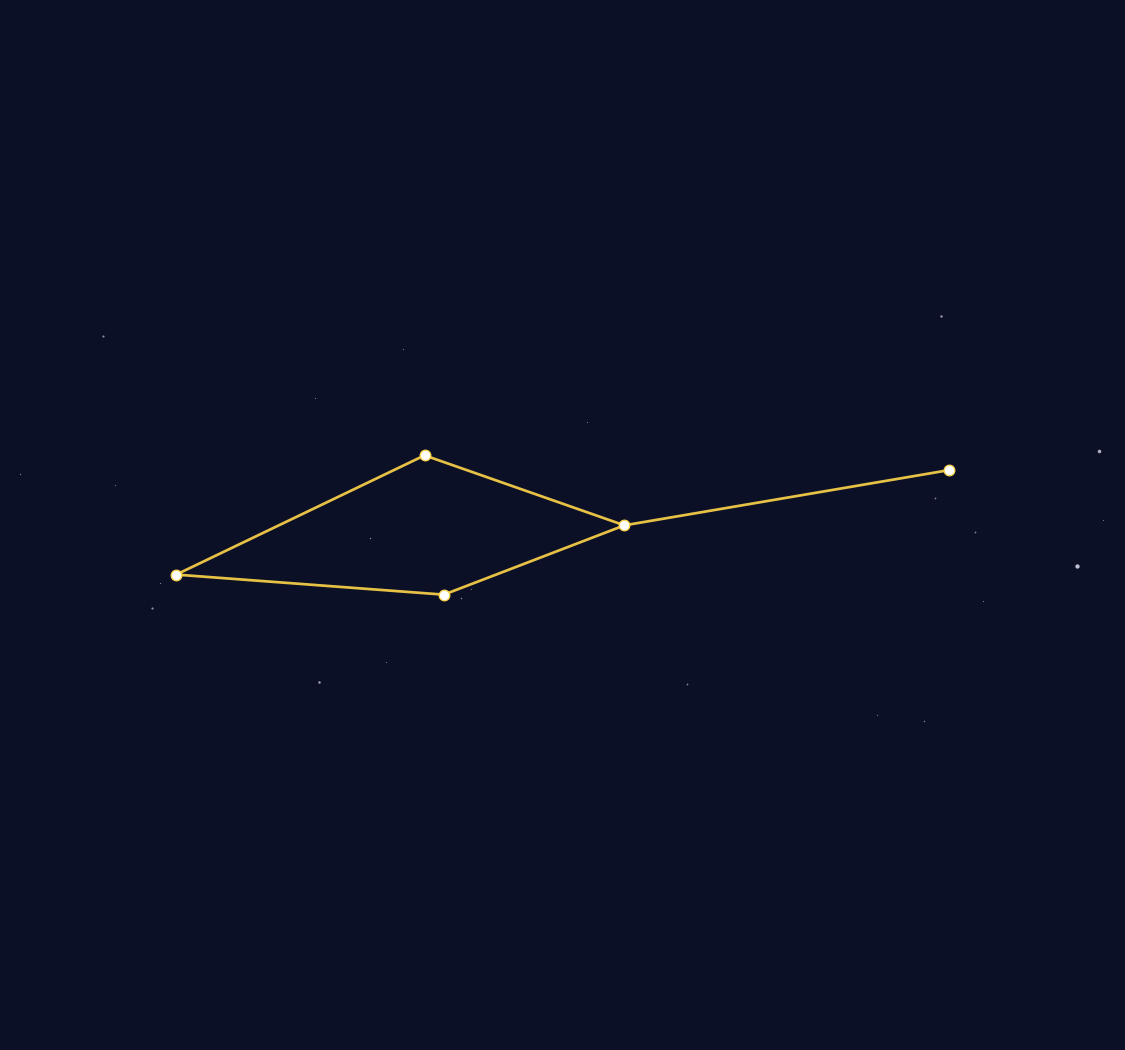 Leo Minor Constellation Map - free printable map of Leo Minor