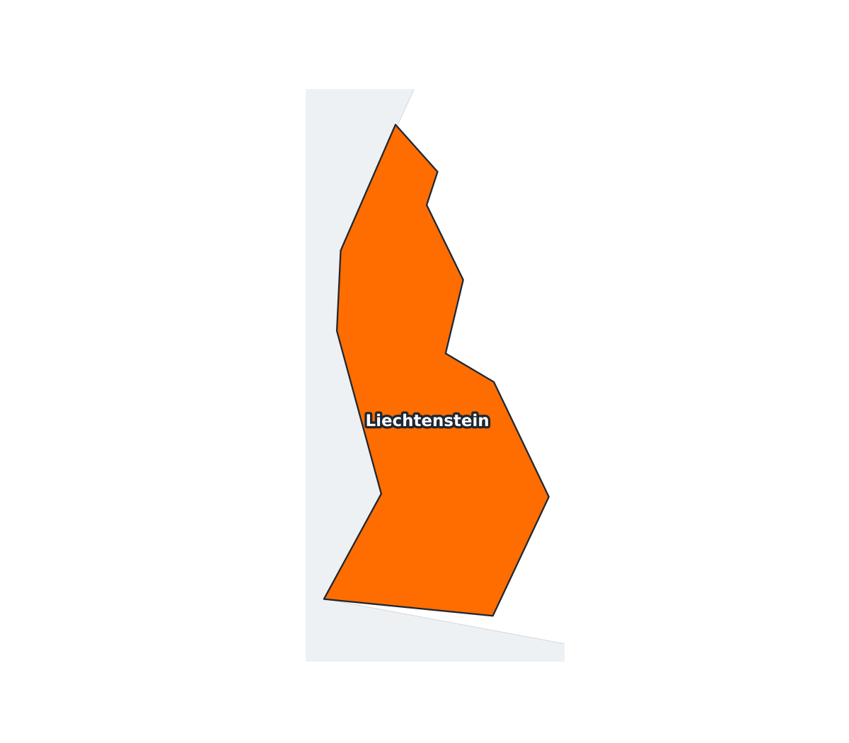 Liechtenstein Labeled Map - free printable map of Liechtenstein