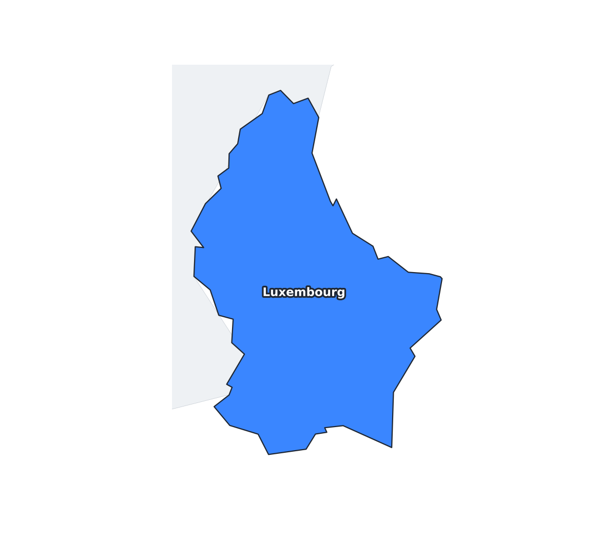 Luxembourg Labeled Map - free printable map of Luxembourg