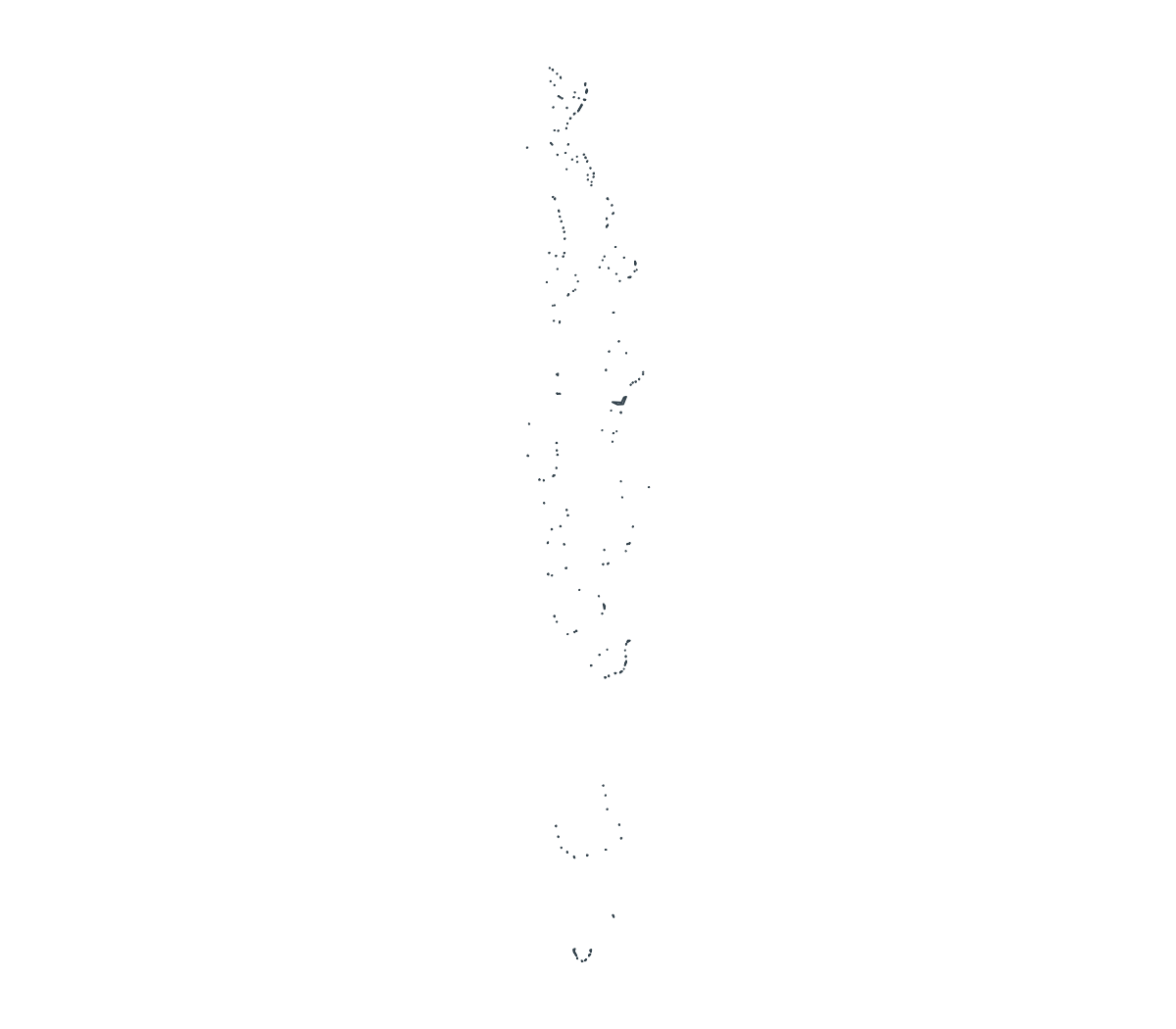 Maldives Outline Map - free printable map of Maldives