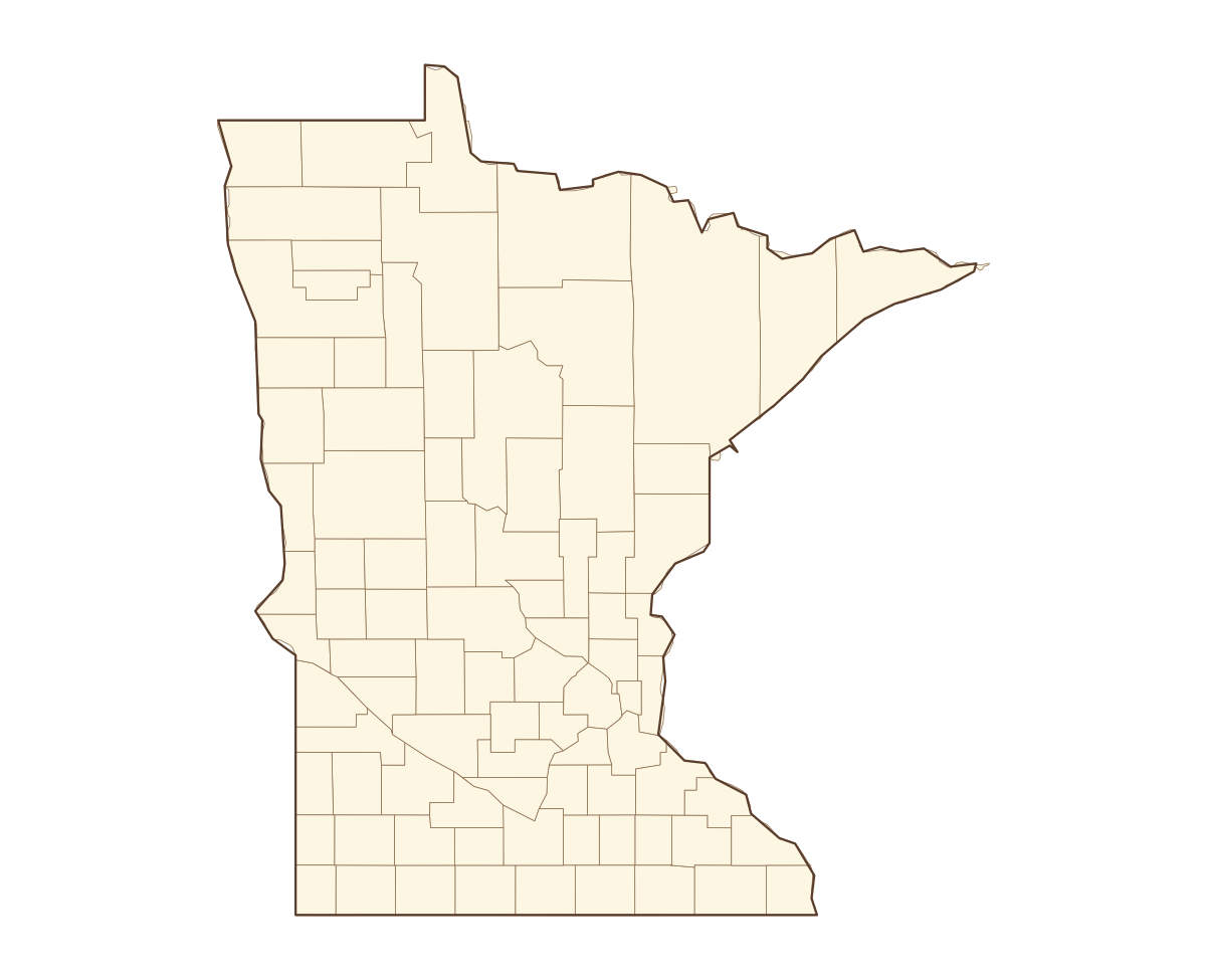 Minnesota County Map - free printable map of Minnesota