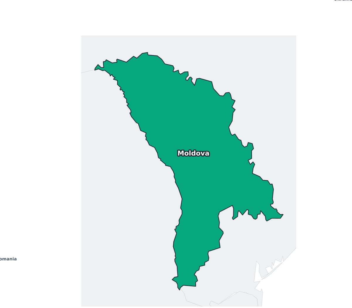 Moldova Labeled Map - free printable map of Moldova