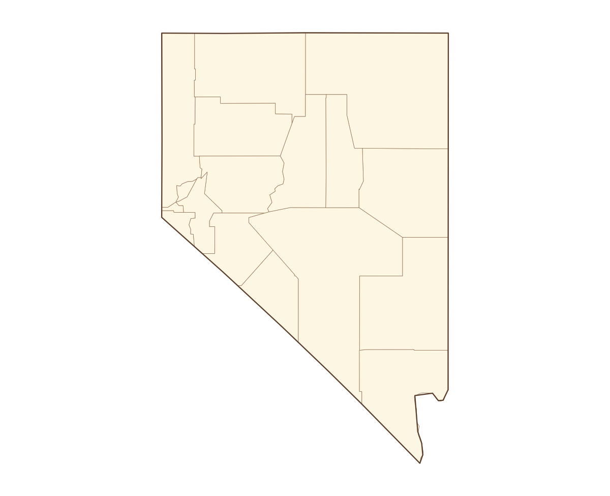Nevada County Map - free printable map of Nevada