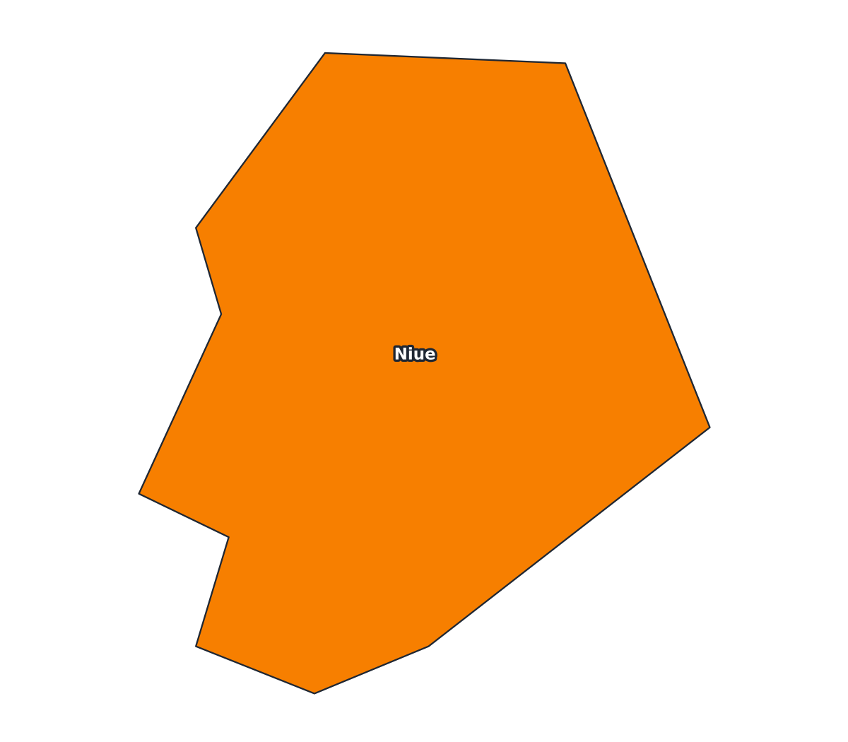 Niue Labeled Map - free printable map of Niue