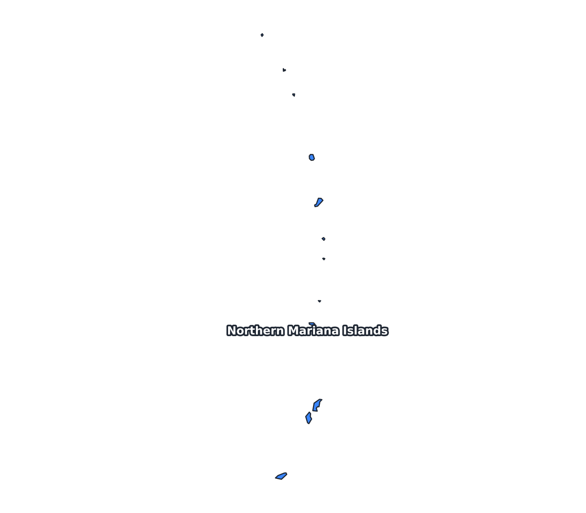 Northern Mariana Islands Labeled Map - free printable map of Northern Mariana Islands
