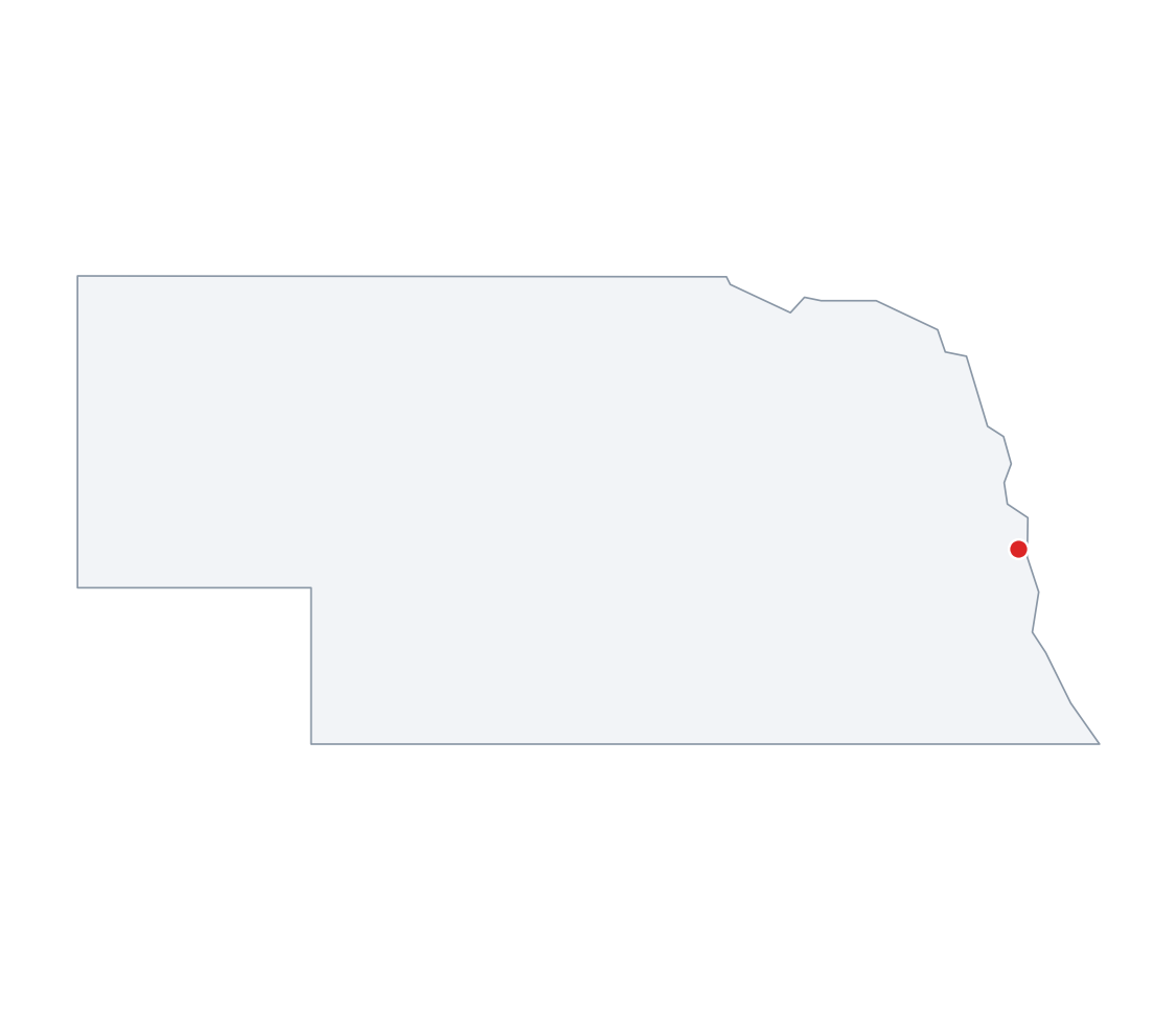 Omaha, Nebraska Map - free printable map of Omaha, Nebraska