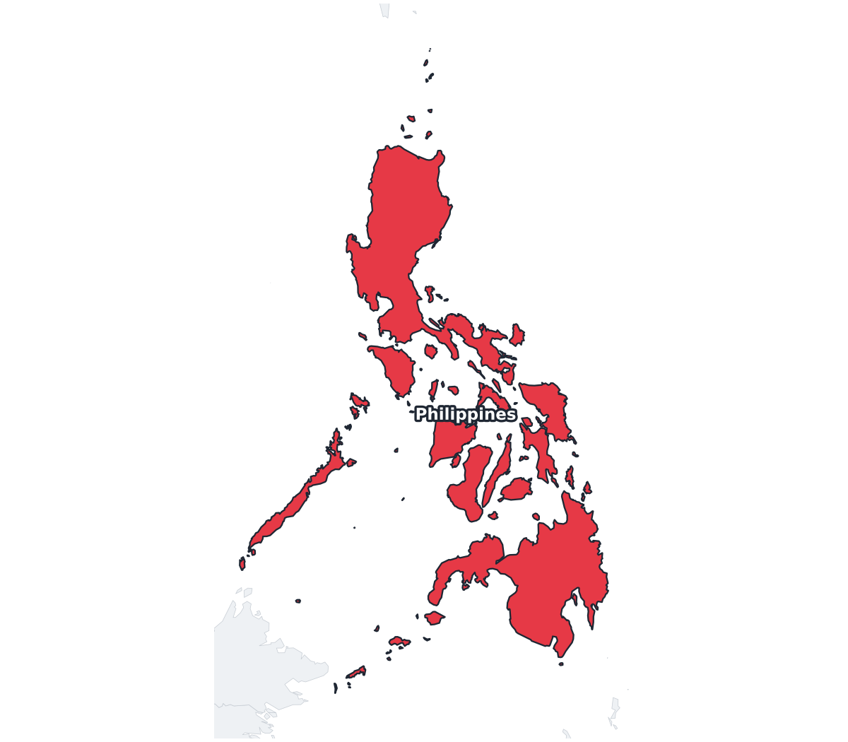 Philippines Labeled Map - free printable map of Philippines
