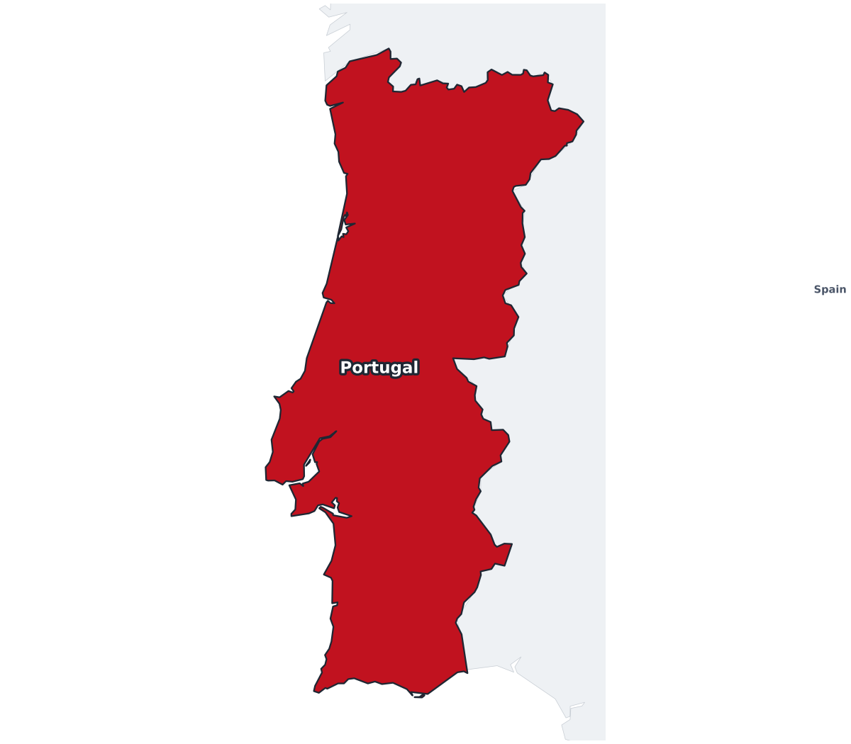 Portugal Labeled Map - free printable map of Portugal