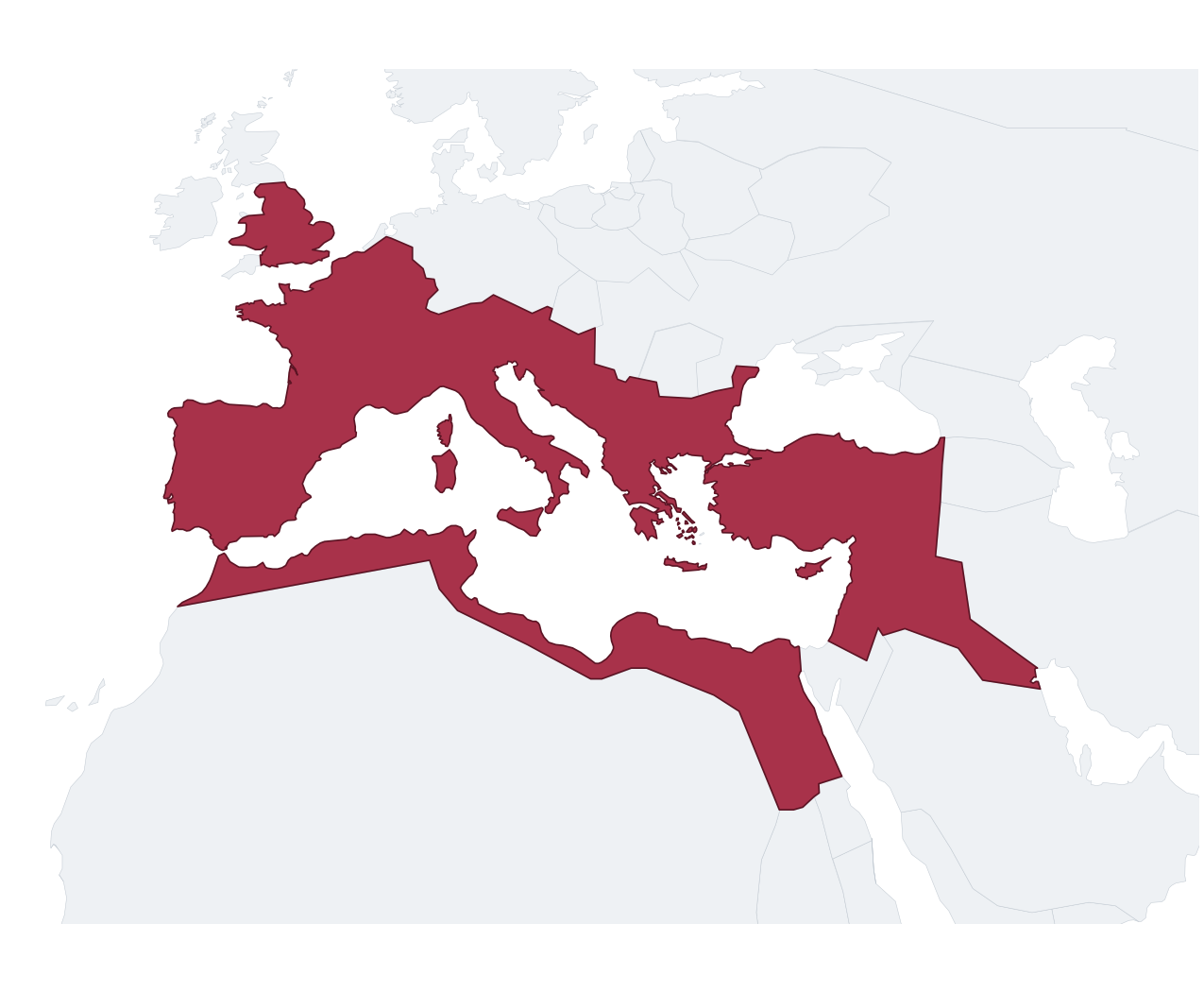 Roman Empire Map - free printable map of Roman Empire