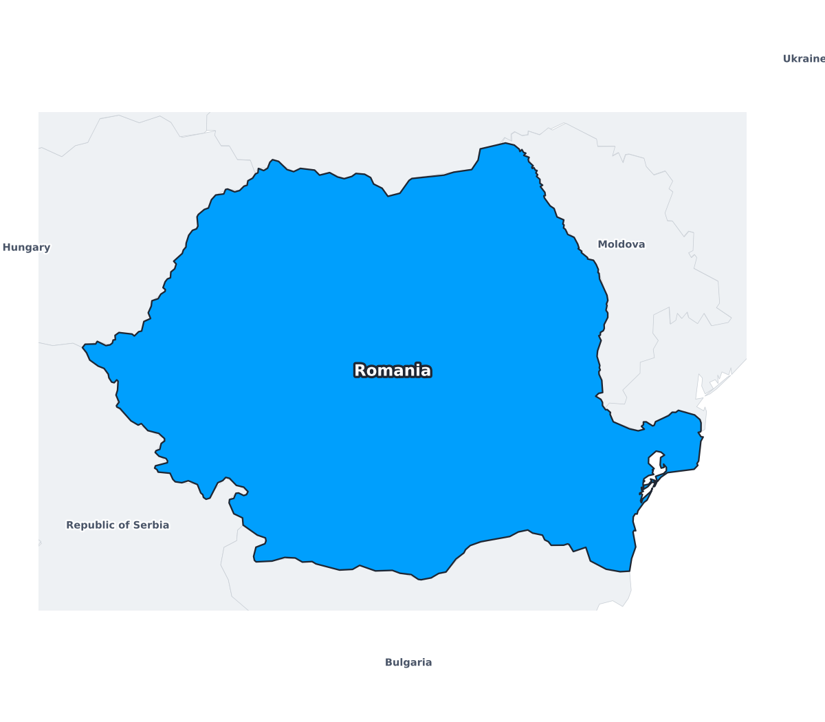 Romania Labeled Map - free printable map of Romania