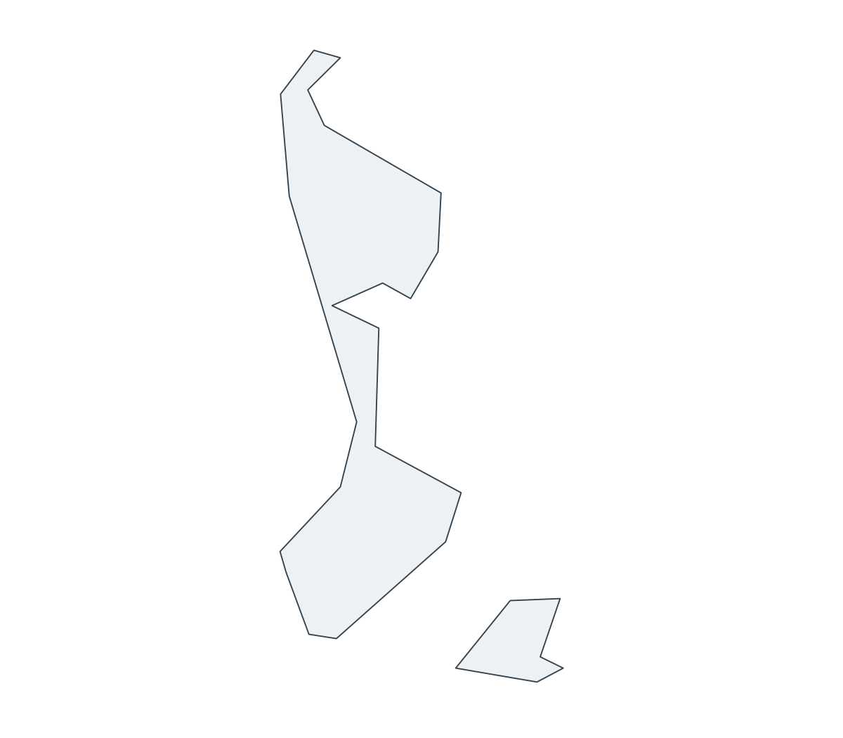 Saint Pierre and Miquelon Outline Map - free printable map of Saint Pierre and Miquelon