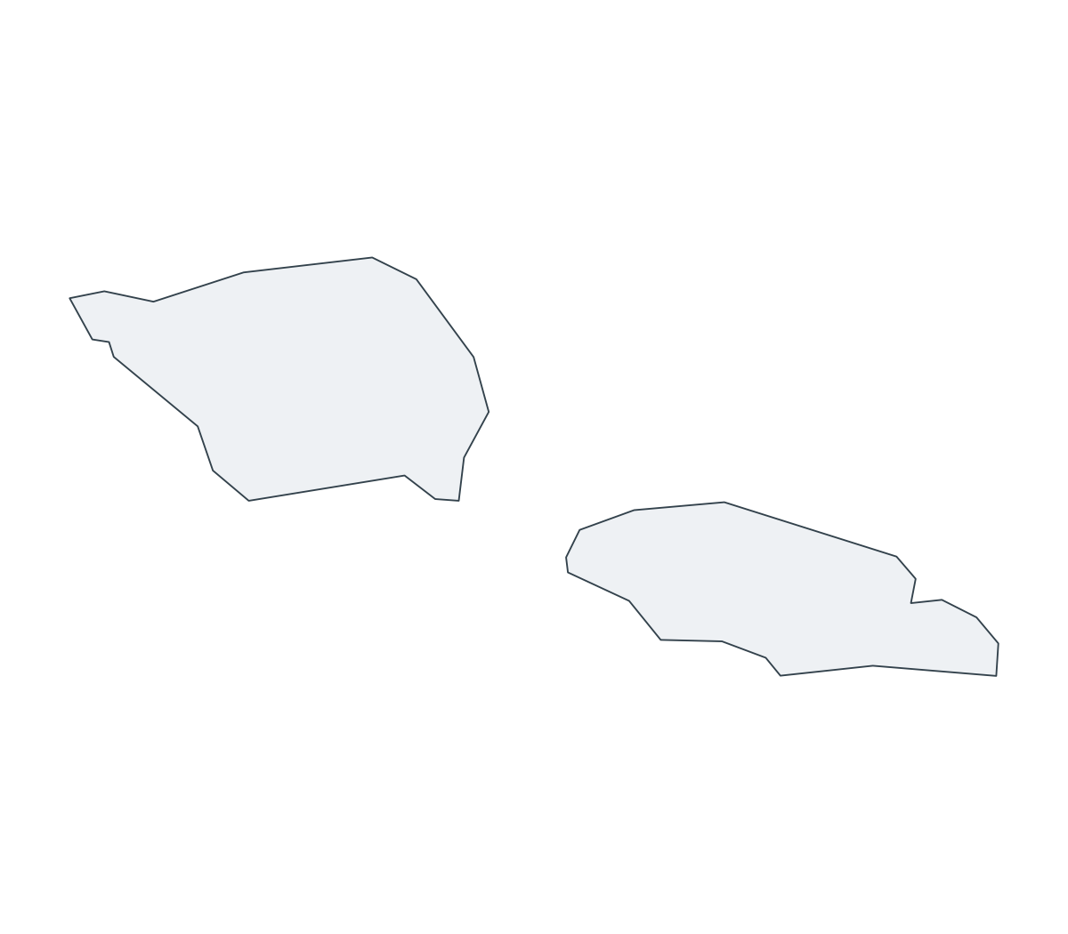Samoa Outline Map - free printable map of Samoa