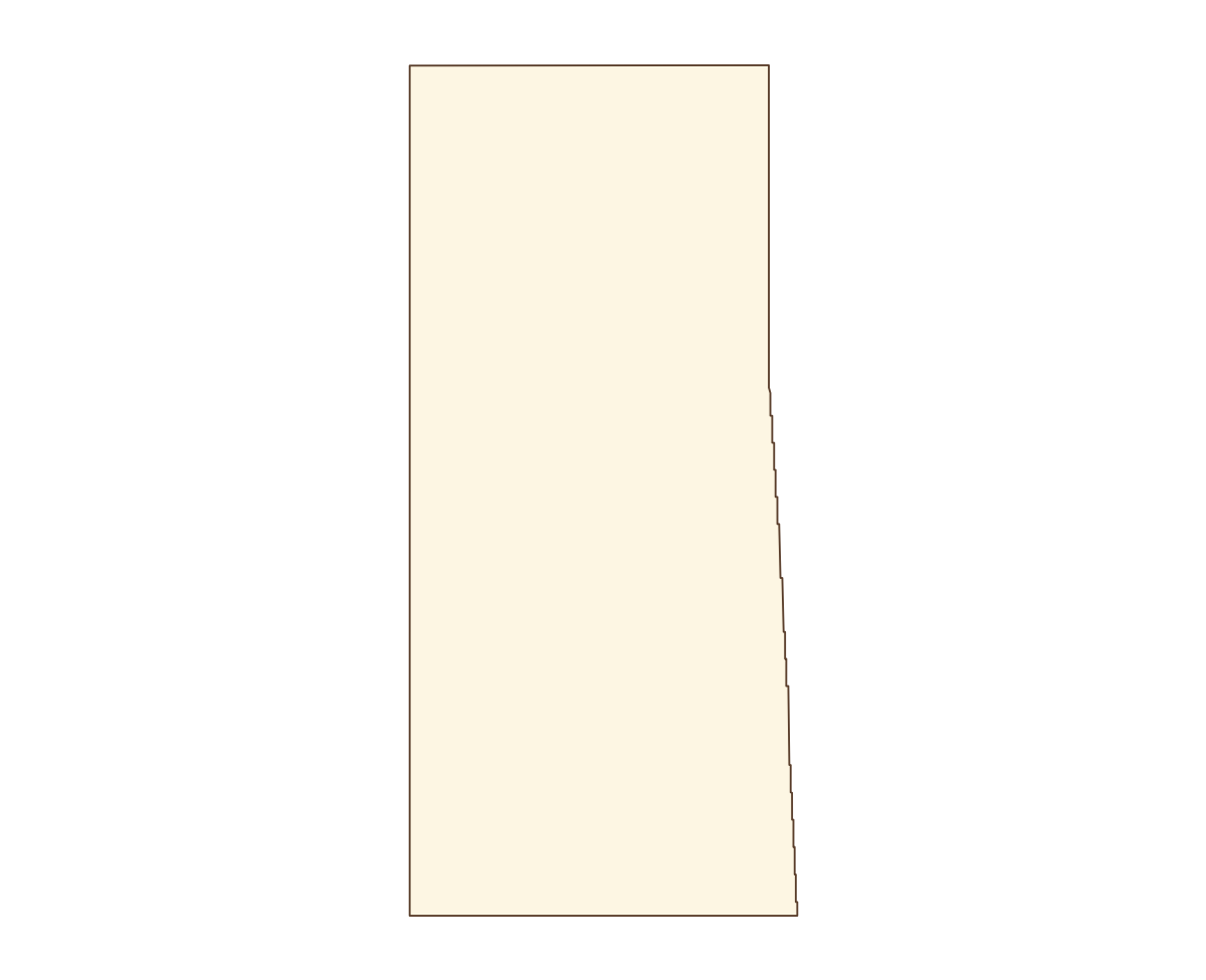 Saskatchewan Blank Outline Map - free printable map of Saskatchewan