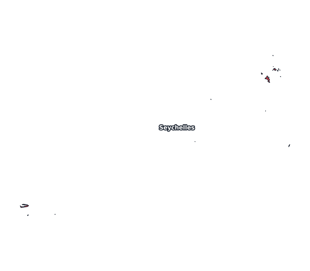 Seychelles Labeled Map - free printable map of Seychelles