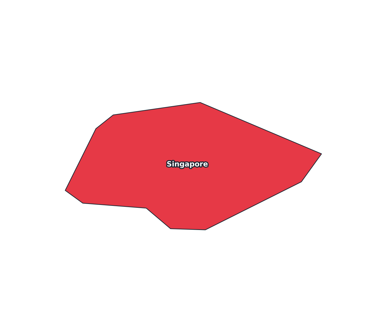 Singapore Labeled Map - free printable map of Singapore