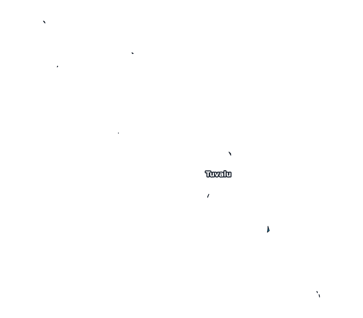 Tuvalu Labeled Map - free printable map of Tuvalu