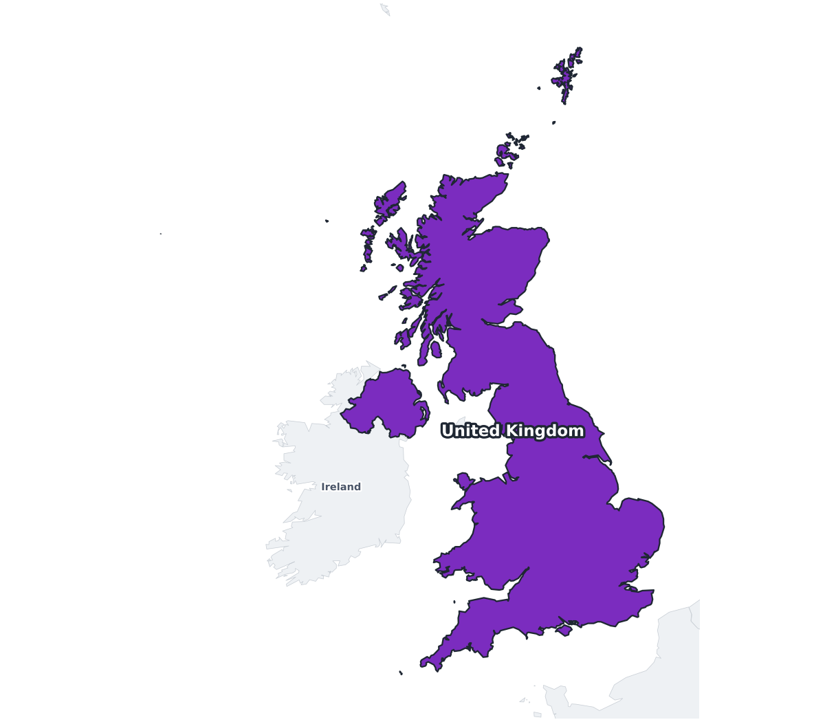 United Kingdom Labeled Map - free printable map of United Kingdom
