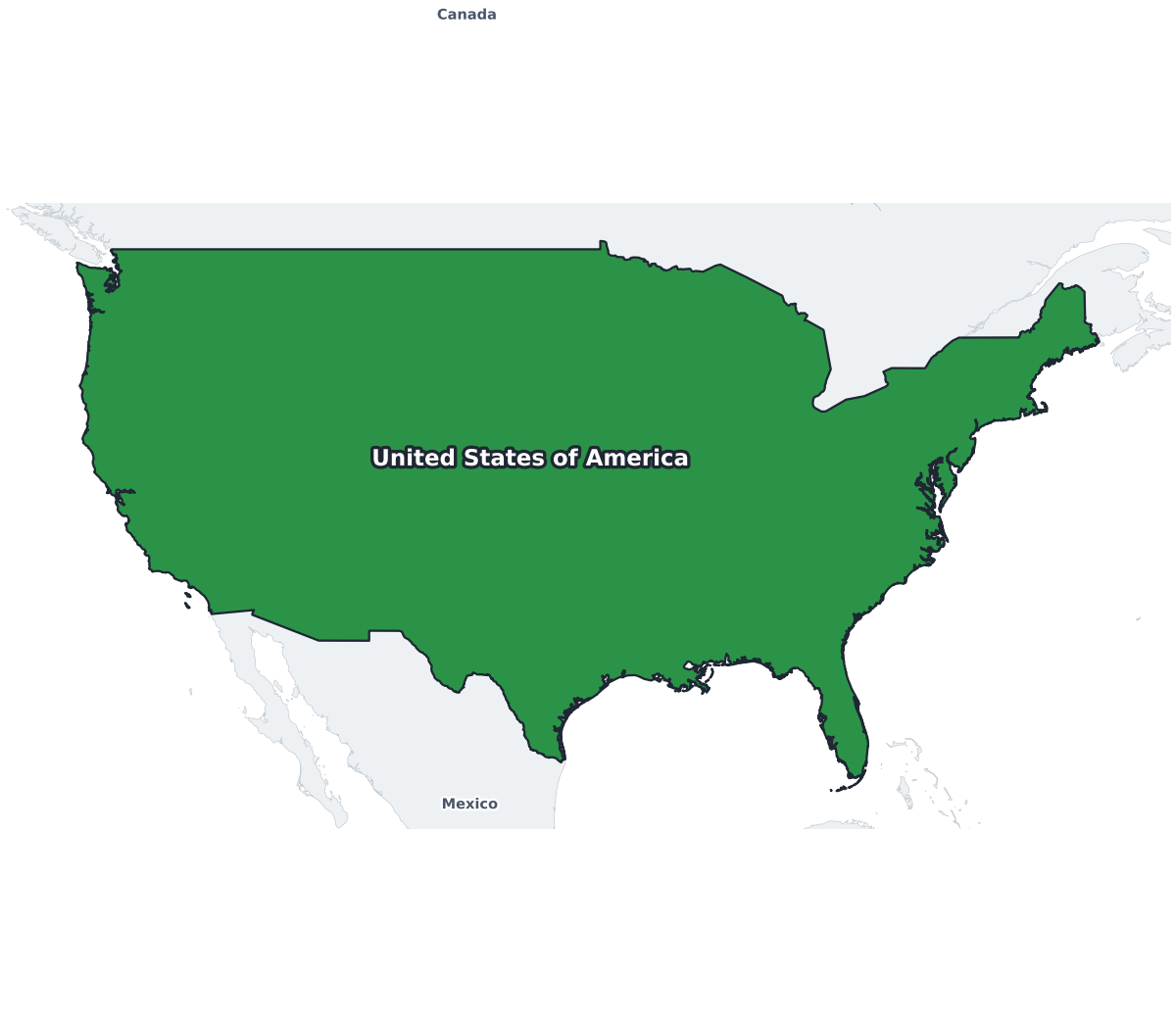 United States of America Labeled Map - free printable map of United States of America