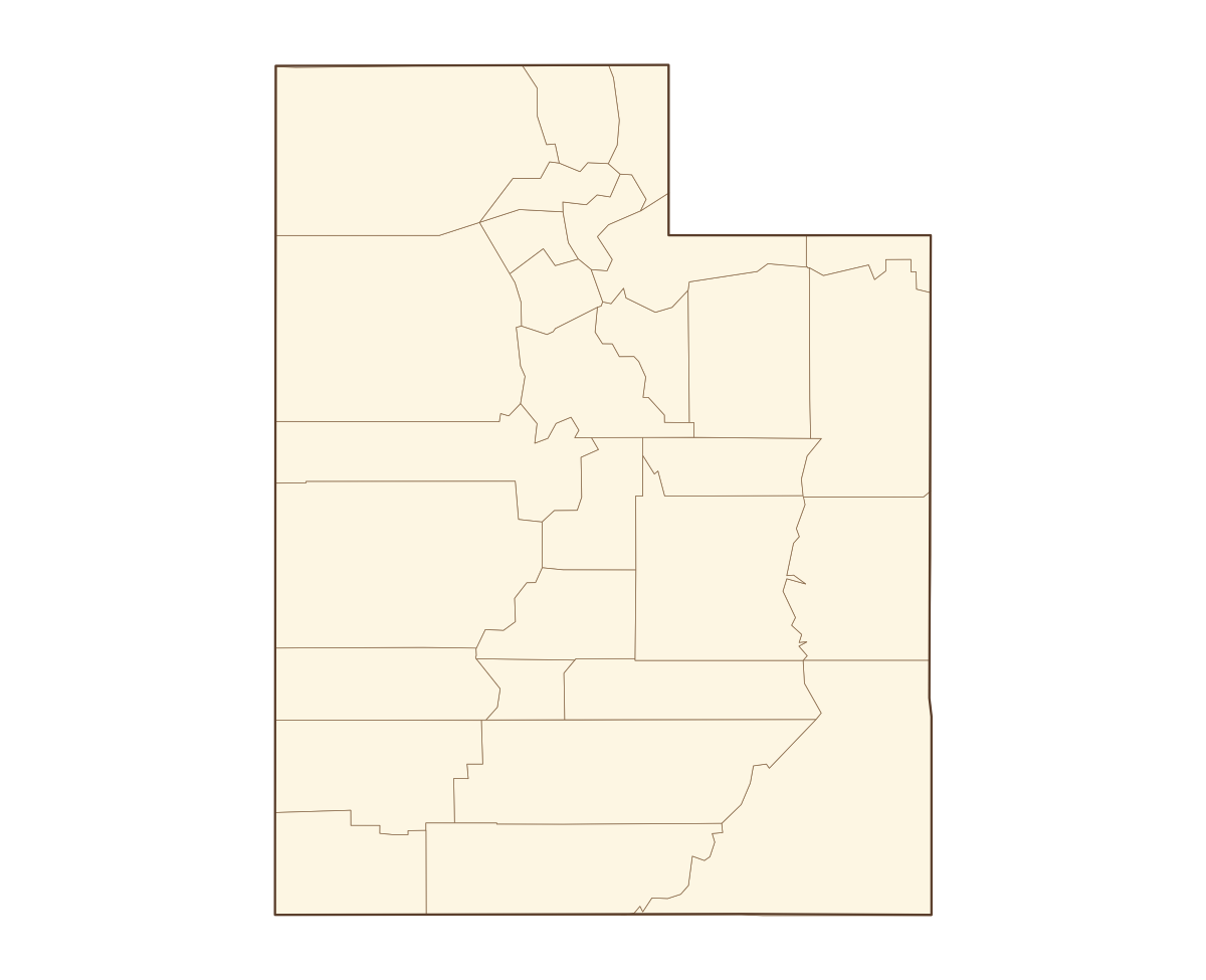 Utah County Map - free printable map of Utah