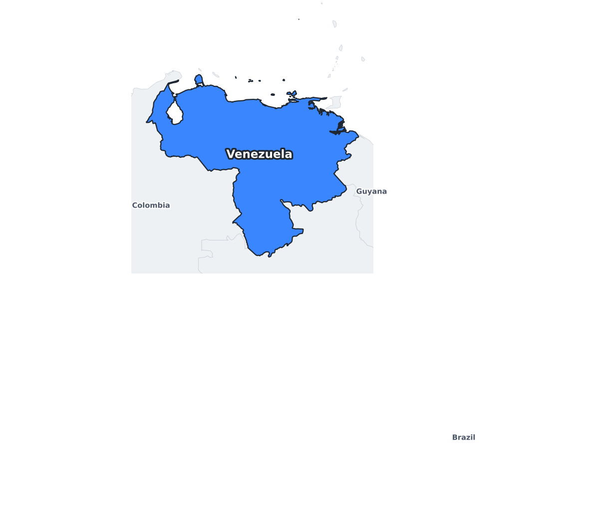 Venezuela Labeled Map - free printable map of Venezuela