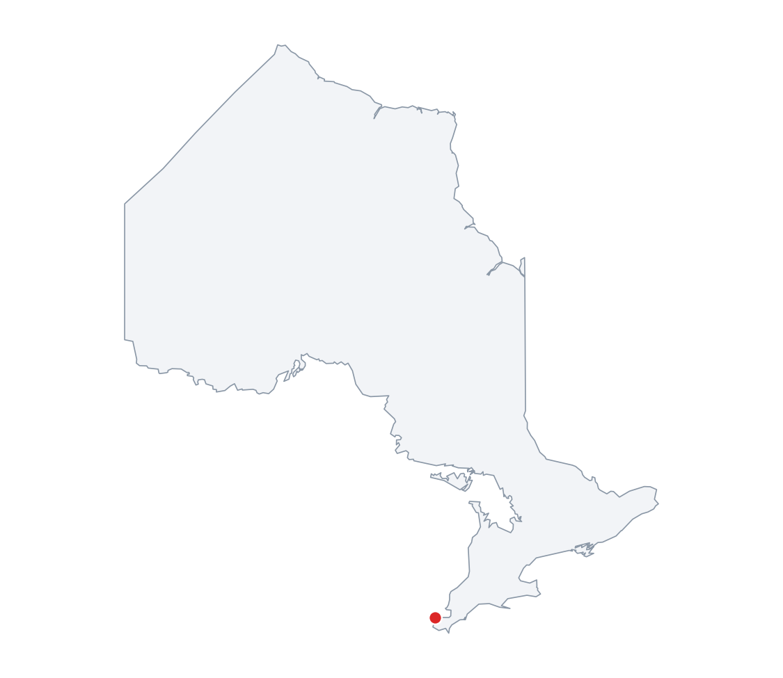 Windsor, Ontario Map - free printable map of Windsor, Ontario