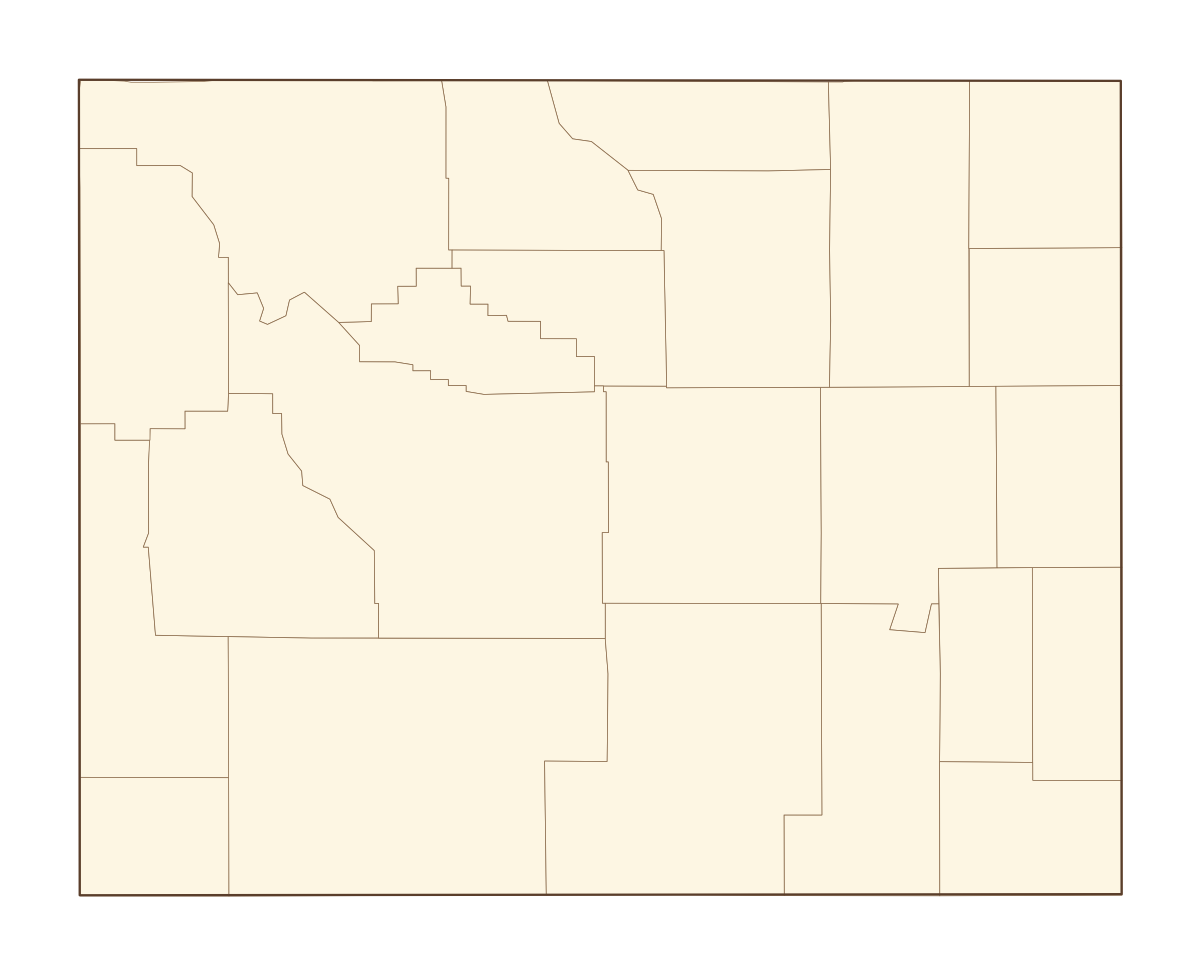 Wyoming County Map - free printable map of Wyoming