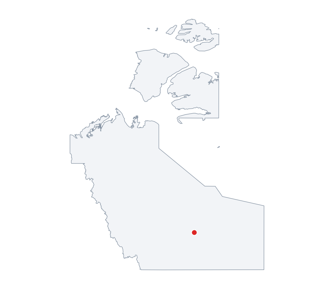 Yellowknife, Northwest Territories Map - free printable map of Yellowknife, Northwest Territories