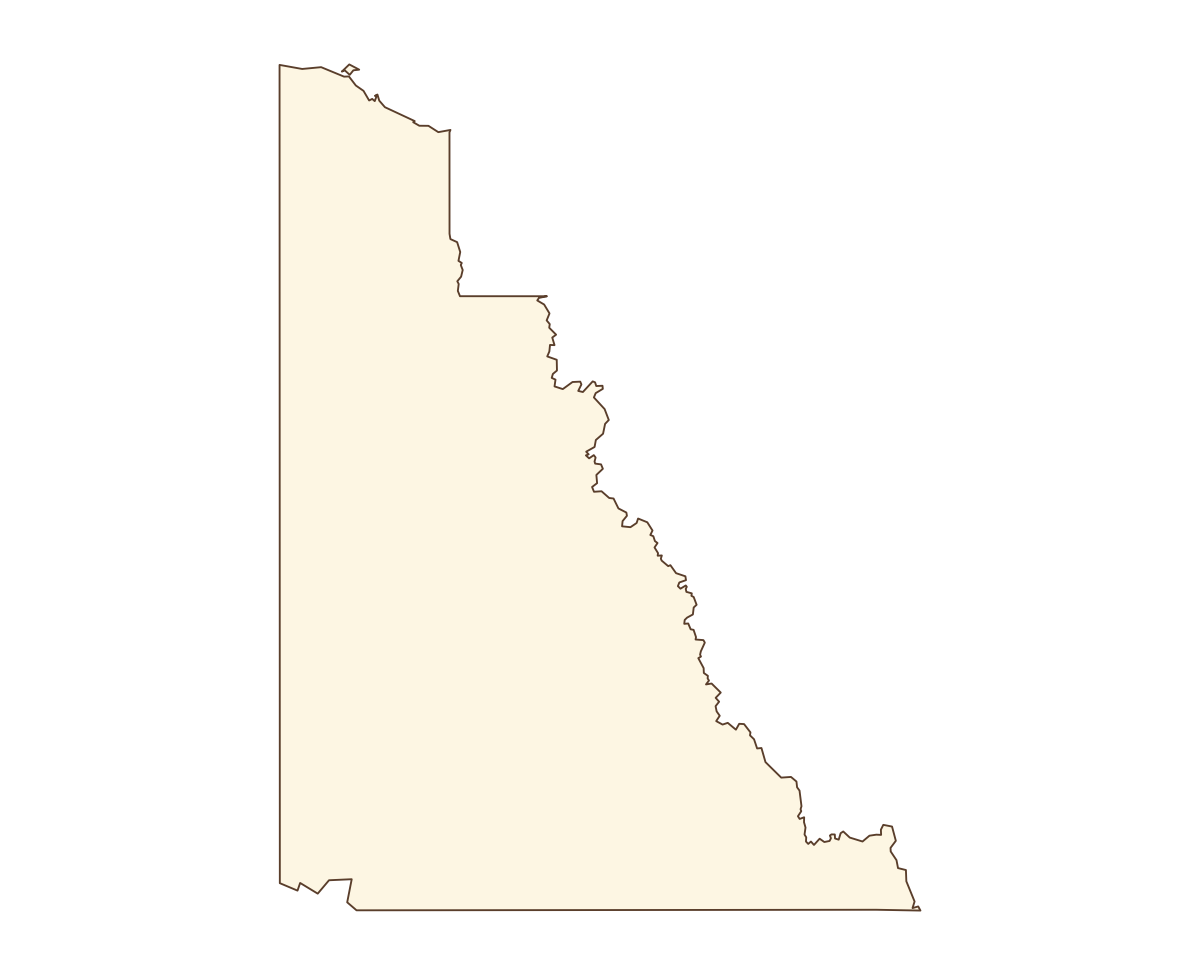 Yukon Blank Outline Map - free printable map of Yukon